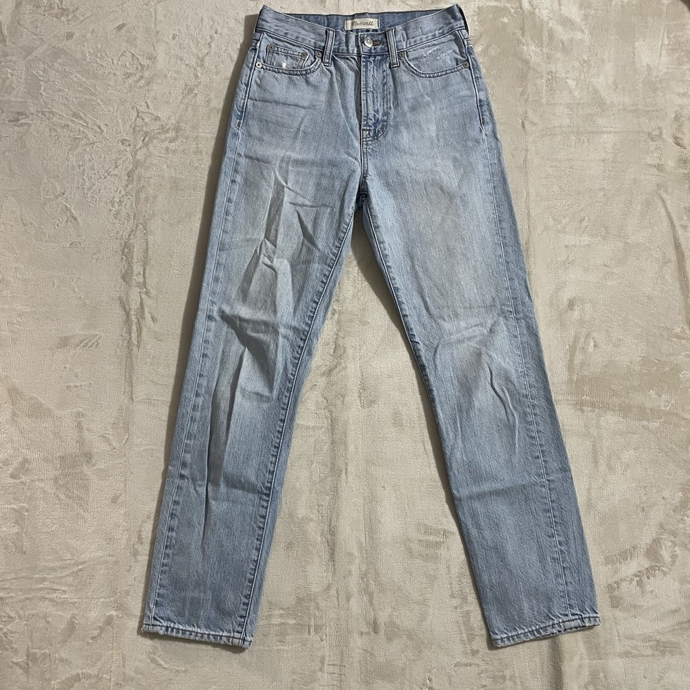 Madewell Jeans Womens Size 24 The Perfect Vintage Jean Straight Leg‎ Blue Denim
